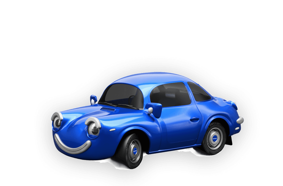 Car Blue Large